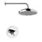 Chrome Thermostatic Shower Faucet Set with 9